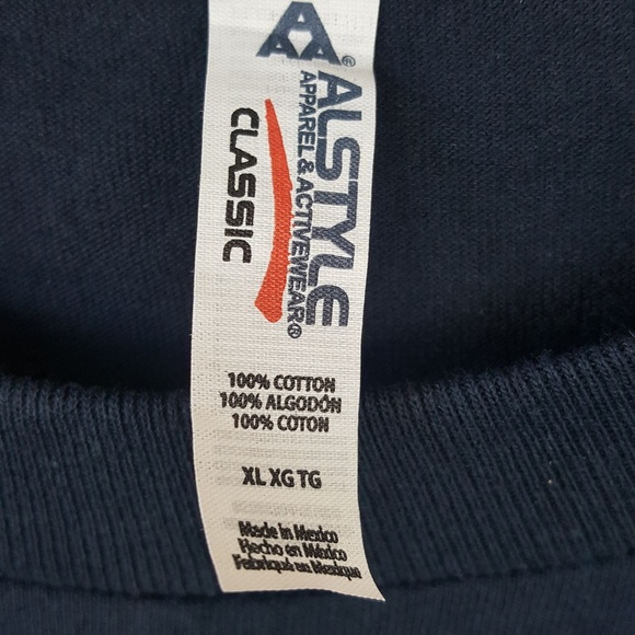 Alstyle Enjoy California Navy Graphic T Shirt XL - Picture 8 of 8